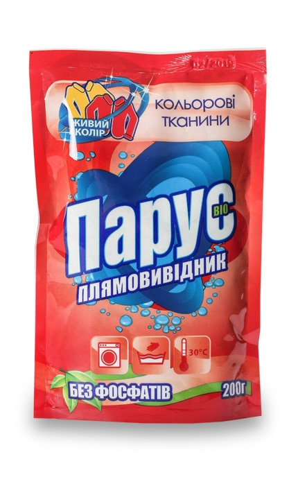 ПАРУС-Пятновыводитель кислородсодержащий для цветных тканей Парус Біо-4820017660457