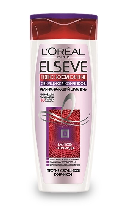 LOREAL PARIS ELSEVE-Шампунь L’Oreal Paris Elseve Повне Відновлення Посічених Кінчиків для пошкодженого волосся-3600522400950
