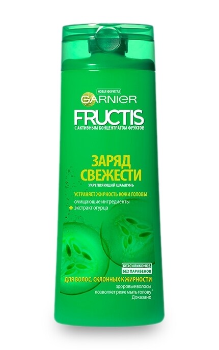 GARNIER FRUCTIS-Шампунь Garnier Fructis Заряд Свіжості для нормального волосся, схильного до жирності-3600541980990