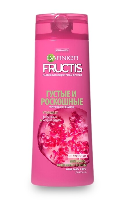 FRUCTIS-Шампунь Garnier Fructis Густе та Розкішне для волосся, позбавленого густоти-3600541534841