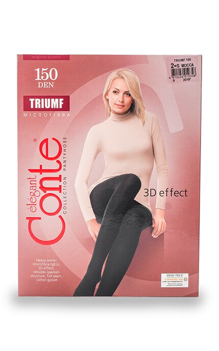 CONTE-Колготки женские Conte Triumf Mocca 150 den размер 2-4810226010358