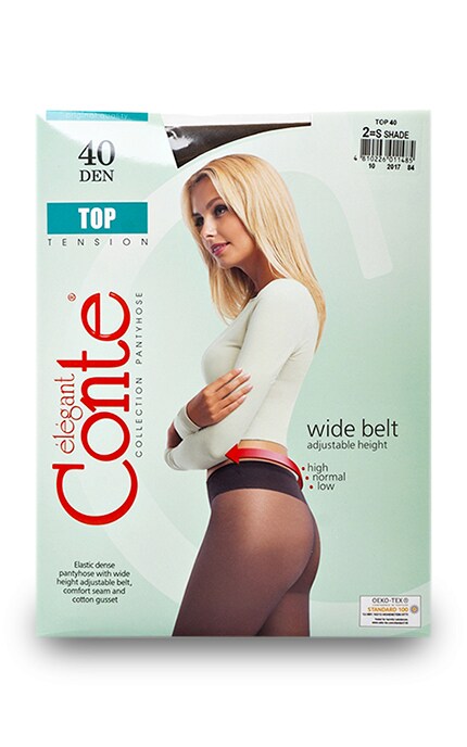 CONTE-Колготки Conte Top Shade 40 den 2 розмір-4810226011485