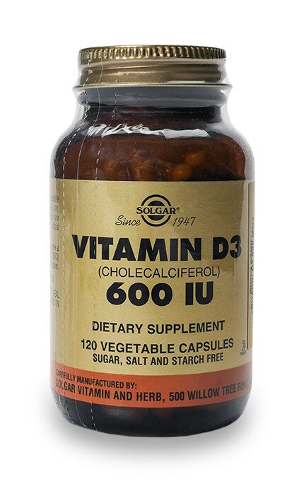 SOLGAR VITAMIN_СОЛГАР-Витамин D3 Солгар, капсулы 600 МЕ-33984033191