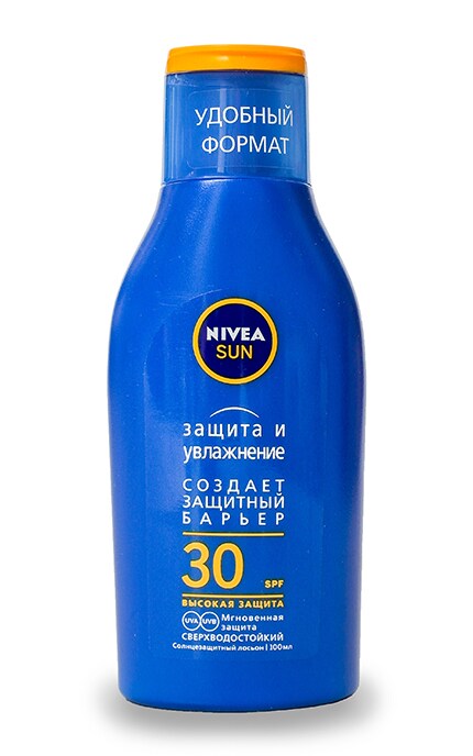Солнцезащитный лосьон Nivea Защита и увлажнение SPF 30