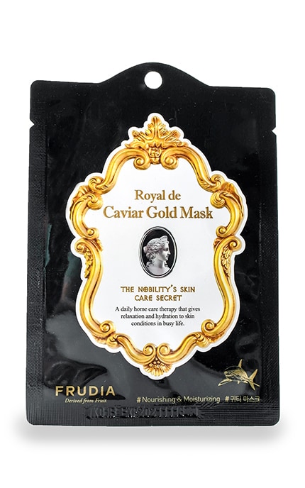 WELCOS FRUDIA-Маска для обличчя Frudia Royal de Caviar Gold Mask Welcos Омолоджуюча з екстрактом ікри і золотом-8803348039150
