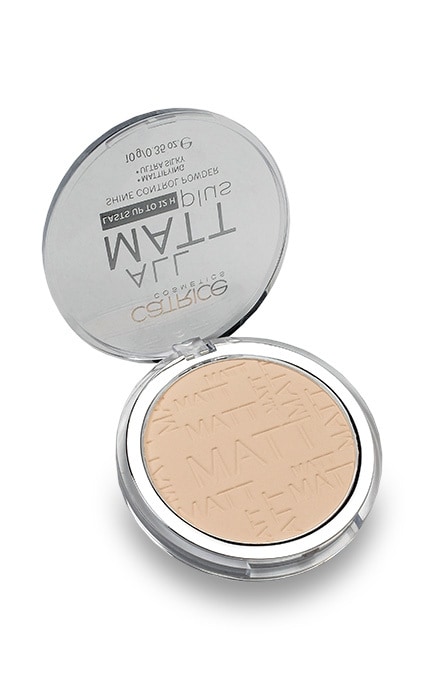 CATRICE-Пудра для обличчя матуюча Catrice All Matt Plus 010 Transparent 10 г-4250587754230