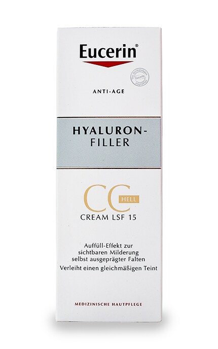 EUCERIN-Крем СС Eucerin Hyaluron Filler проти зморшок з миттєвою корекцією кольору шкіри обличчя, світлий відтінок-4005800143649