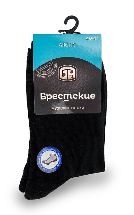 БЧК-Носки мужские Arctic Брестские Махровый следует размер 25 Черный-4810089326771