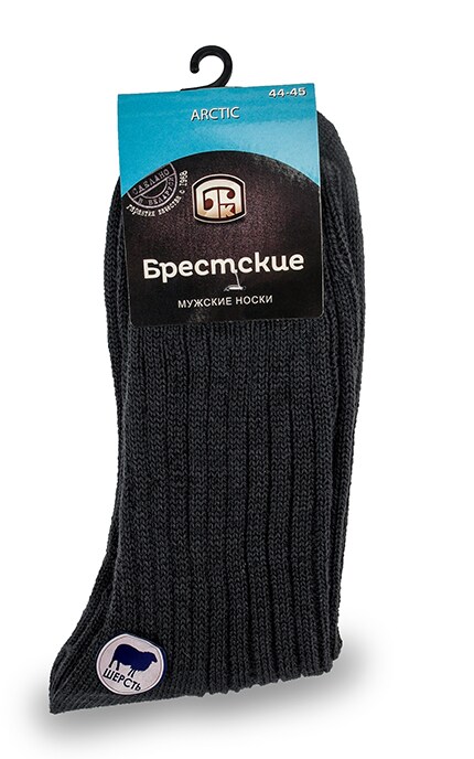 БЧК-Шкарпетки Брестские Arctic темно-сірі чоловічі розмір 29-4810089328225