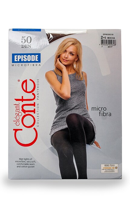CONTE-Колготки Conte Episode Moka 50 den розмір 2-4810226009628