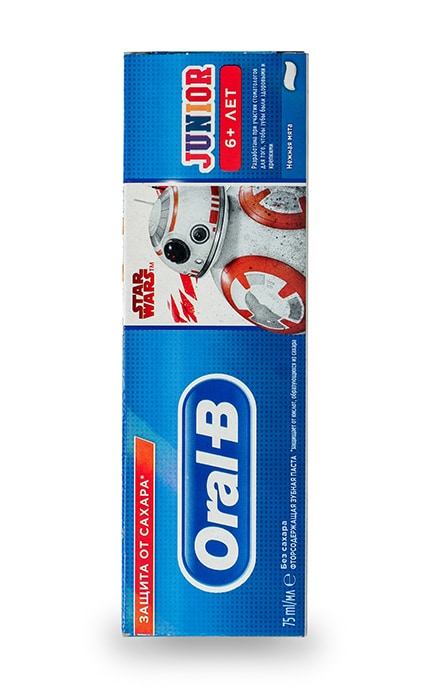 ORAL-B-Зубная паста для детей Oral-B Junior Star Wars Нежная мята-8001090655141