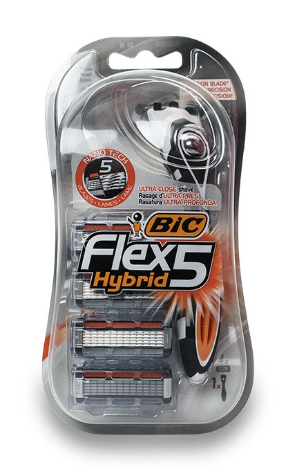 BIC-Бритва Bic Flex 5 Hybrid 4шт-3086123471238