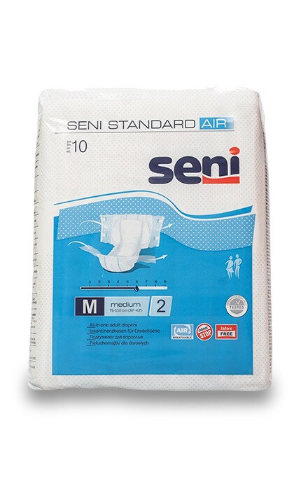 Подгузники для взрослых Seni Standard Air medium 10 шт