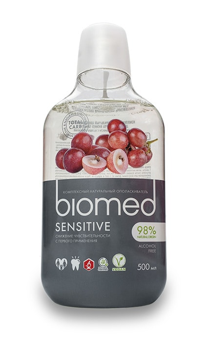 BIOMED-Комплексний ополіскувач для порожнини рота Biomed Sensitive-7640168930622