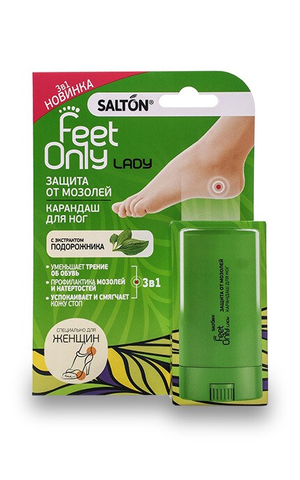 SALTON-Олівець для ніг Salton Feet Comfort Lady Захист від мозолів 3 в 1-4640016741977