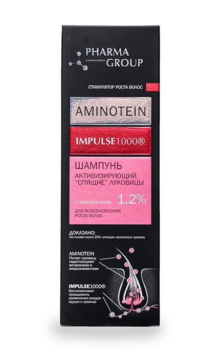 Шампунь Pharma Group Для возобновления роста волос, активирующий спящие луковицы