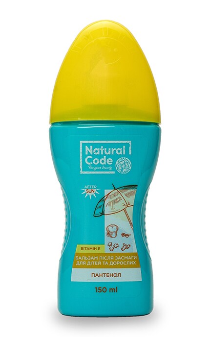 NATURAL CODE-Бальзам после загара Natural Code для детей и взрослых-4820160038356