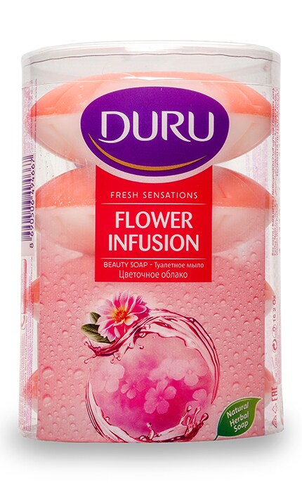 DURU-Мыло Duru Fresh Sensation Цветочная Облако-8690506494667