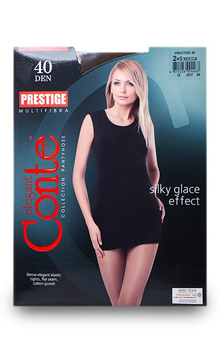 CONTE-Колготки Conte Prestige Mocca 40 den 2 розмір-4810226004463