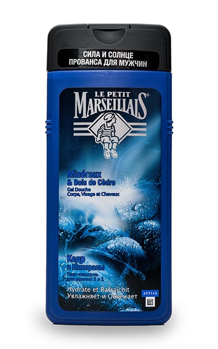 LE PETIT MARSEILLAIS-Гель-шампунь для душа Marseillais Кедр и минералы-3574661507347