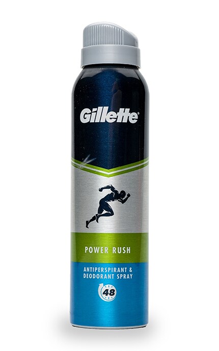 GILLETTE-Дезодорант-антиперспiрант Gillette Power Rush аерозольний -8001841198378