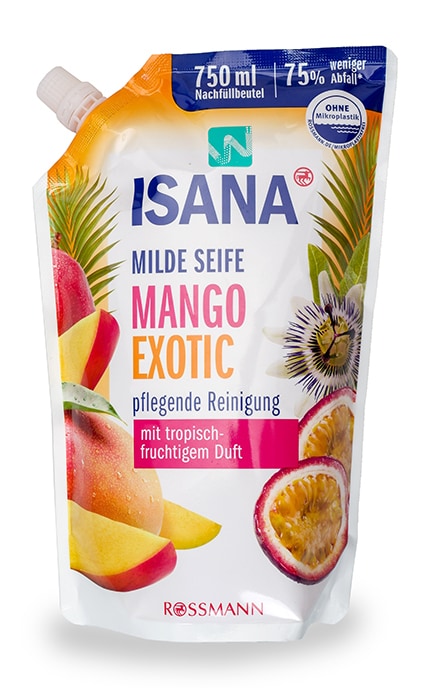 ISANA-Мыло жидкое Isana Mango Exotic Запаска-4305615688831