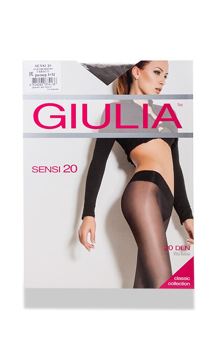 GIULIA-Колготки Giulia Sensi Tabaco 20 den 3 размер-4824092874136