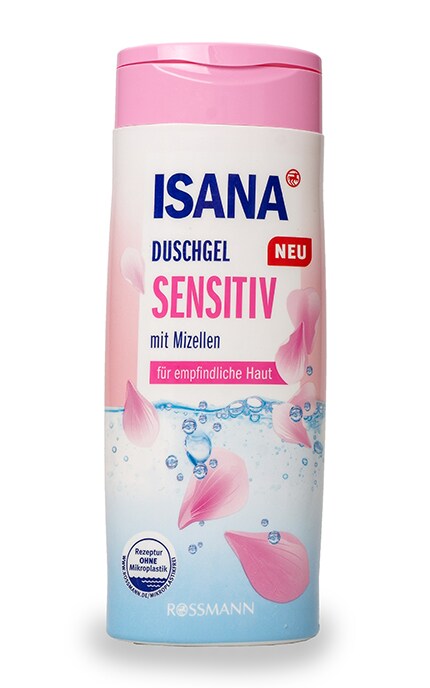 Гель для душа Isana Mizelle Sesitiv для чувствительной кожи