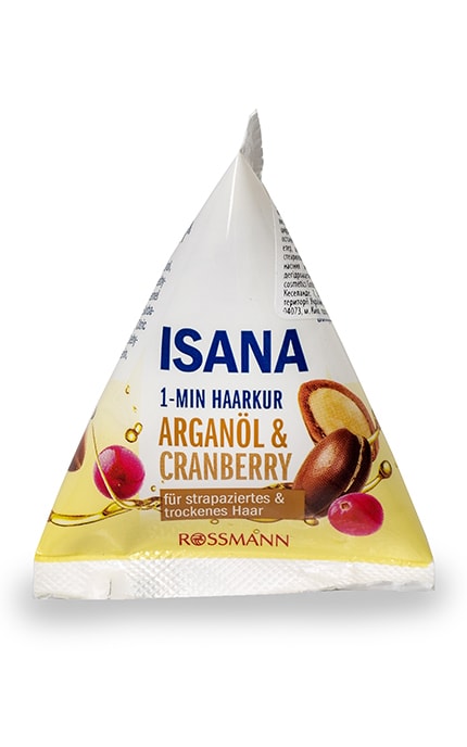 ISANA-Маска для волос Isana 1-минутный уход с аргановым маслом и клюквой-4305615627427