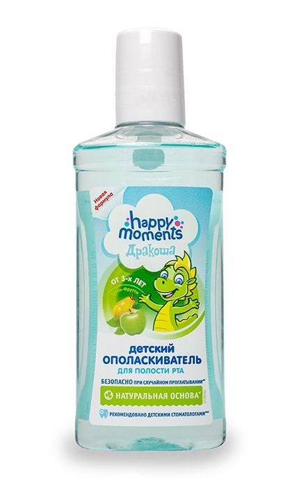 Детский ополаскиватель Happy Moments для полости рта