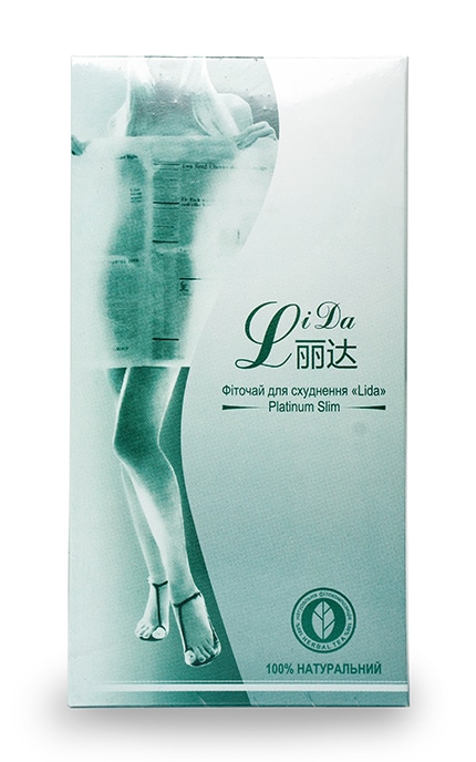 LIDA PLATINUM SLIM-Фиточай натуральный Lida Platinum Slim для похудения-4823015921315
