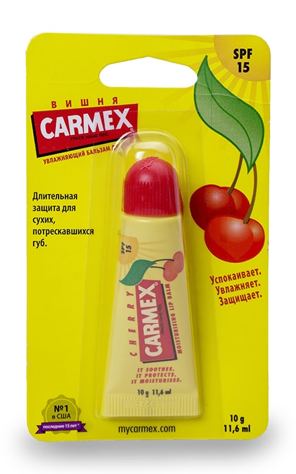 CARMEX-Бальзам для губ Carmex вишня, SPF-15-83078007034
