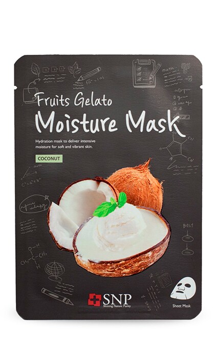 Маска для обличчя SNP Fruits Gelato Moisture зволожуюча