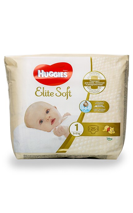 HUGGIES-Підгузки для новонароджених Huggies Elite Soft-5029053547923