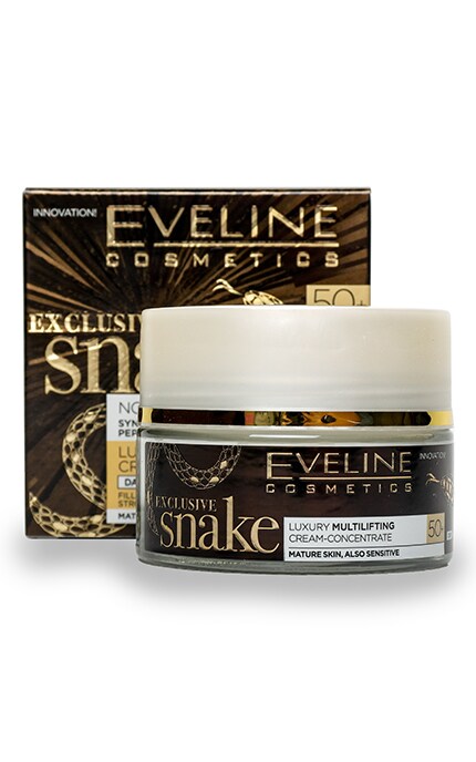 EVELINE-Крем для обличчя Eveline Cosmetics Exclusive Snake Modelling Day / Night Cream 50+-5901761986389