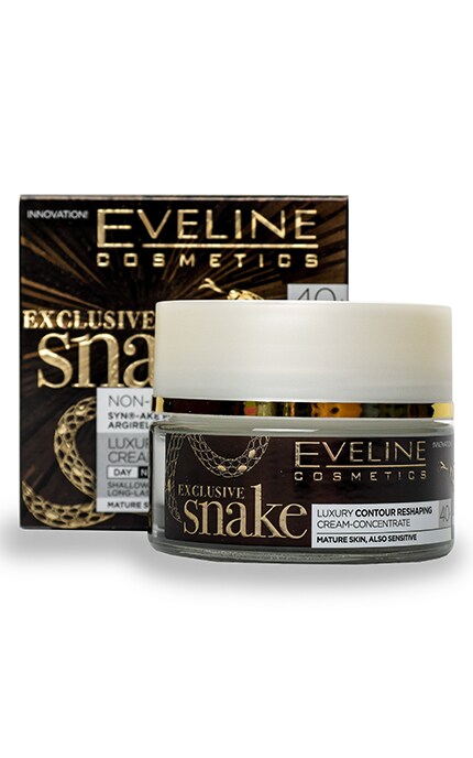 EVELINE-Крем для лица Eveline Cosmetics Exclusive Snake Modelling Day/Night Cream 40+-5901761991284