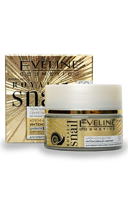 EVELINE-Крем для лица Eveline Cosmetics Royal Snail 50+ с лифтинг эффектом-5901761980974