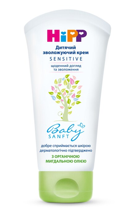 HIPP-Дитячий зволожуючий крем HiPP Babysanft-4062300373266