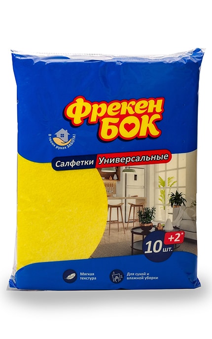 ФРЕКЕН БОК-Салфетки для уборки Фрекен Бок универсальные-4823071634013
