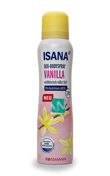 ISANA-Спрей для тіла Isana Vanilla-4305615715247