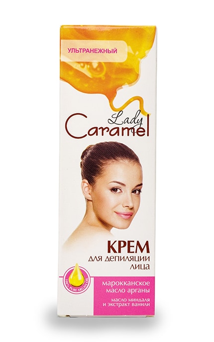 LADY CARAMEL-Крем для депіляції обличчя Lady Caramel Ультраніжний-4823015935688
