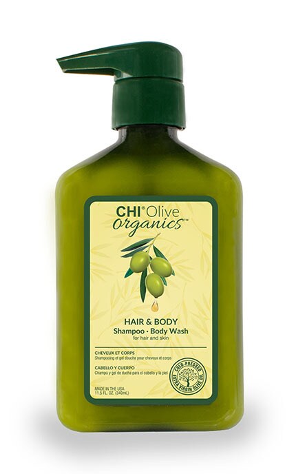 OLIVE ORGANICS-Шампунь для волосся та тіла CHI Olive Organics Hair and Body Shampoo and Body wash Олива 340 мл-633911789032