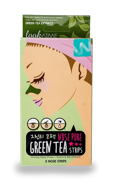 LOOK AT ME-Стрічки для носа очищуючі Look at me Green tea-8809417490488
