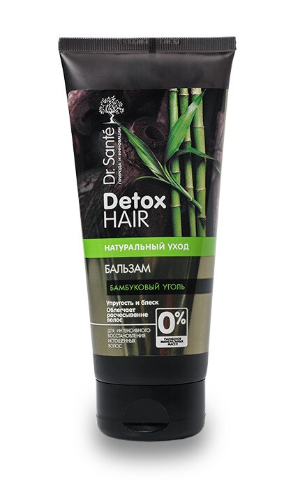 DR SANTE DETOX HAIR-Бальзам для волосся Dr Sante Detox Hair Бамбукове вугілля-4823015940422