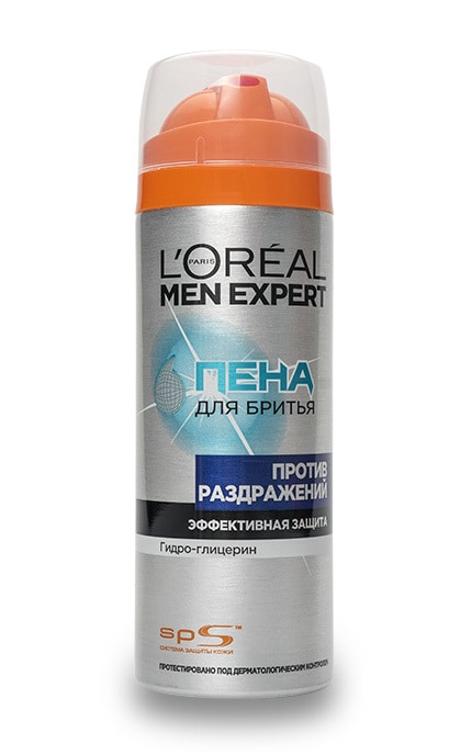 LOREAL PARIS MEN EXPERT-Піна для гоління L'Oréal Paris Men Expert Гідро-Гліцерин проти подразнень-3600522056539