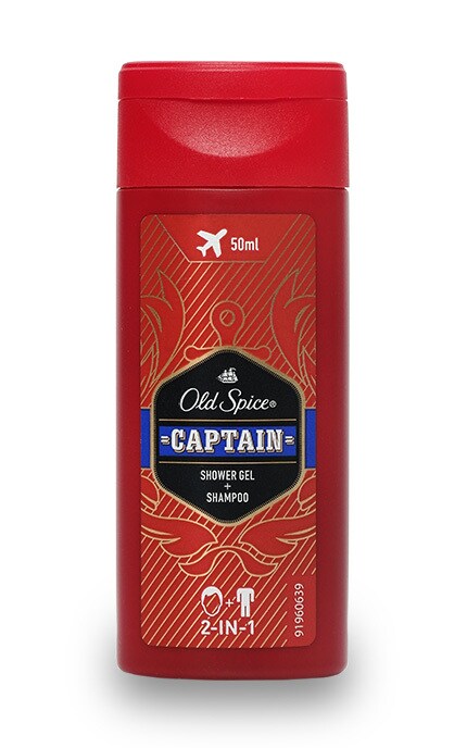 OLD SPICE-Гель Old Spice для душу + шампунь 2в1 Captain-8001841260518