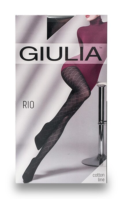 GIULIA FASHION-Колготки GIULIA RIO 150 Den NERO 3-4820040289625