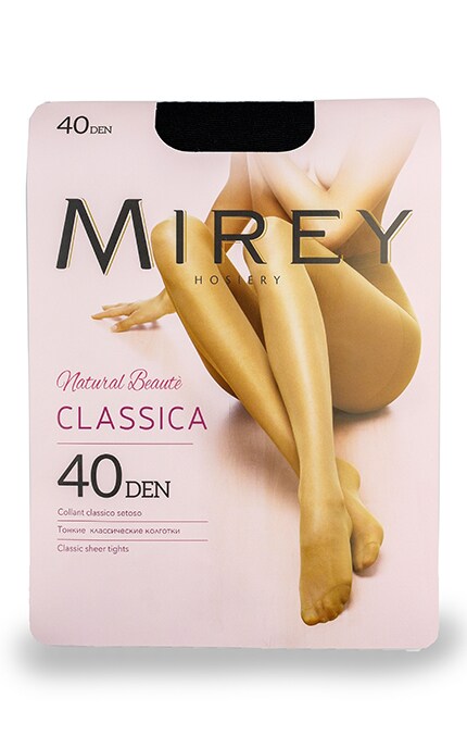 MIREY-Колготки Mirey Cassica Nero 40 den, розмір 2-4670001460293