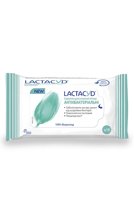 LACTACYD-Cерветки Lactacyd для інтимної гігієни антибактеріальні-5391520945632