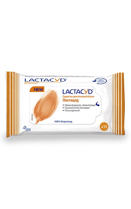 LACTACYD-Cерветки Lactacyd для інтимної гігієни-5391520945649